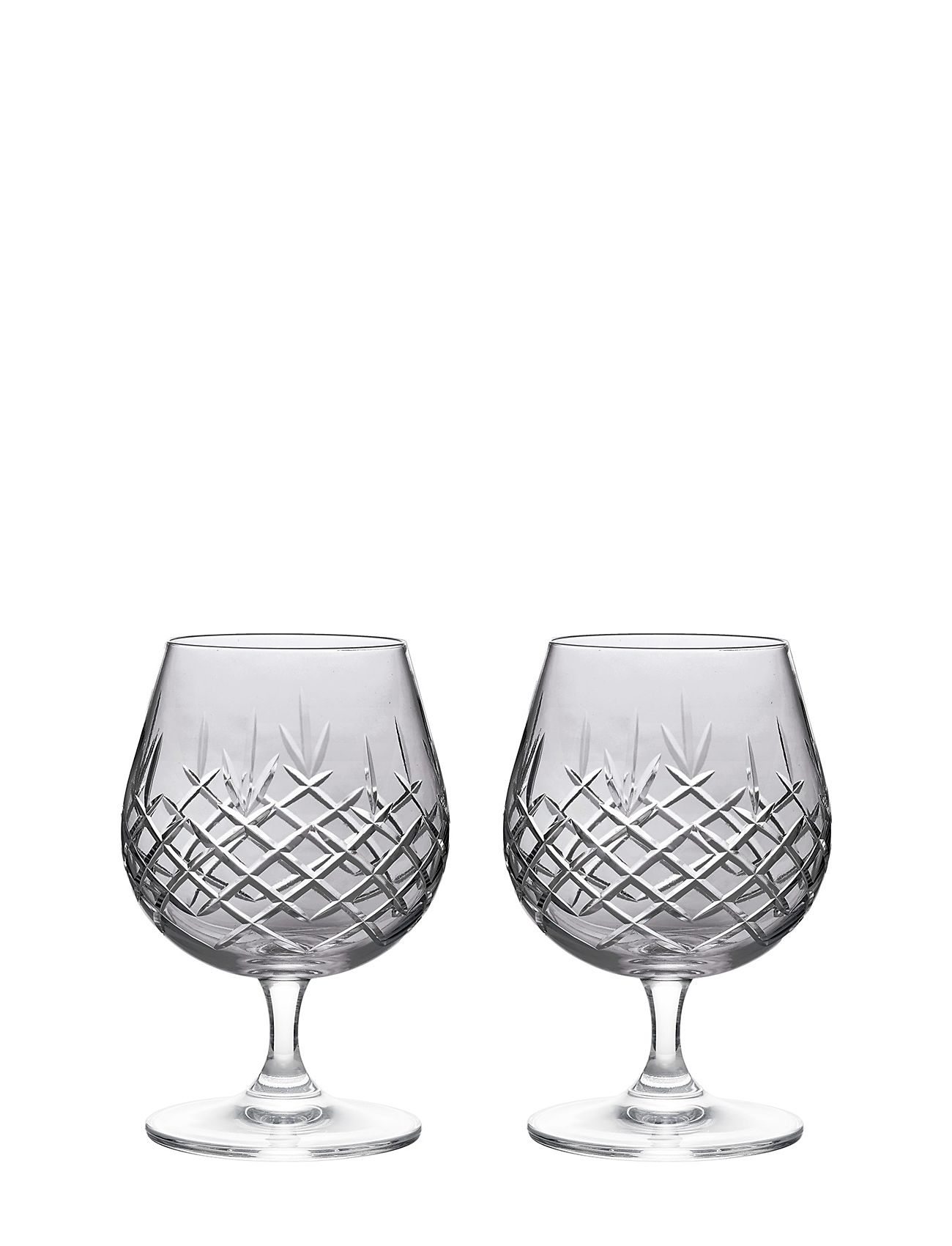Crispy Dark Sixball - 2 Pcs Home Tableware Glass Liqueur Glass Nude Frederik Bagger