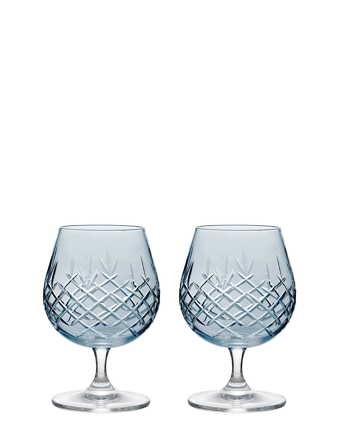 Crispy Sapphire Sixball - 2 Pcs Home Tableware Glass Liqueur Glass Nude Frederik Bagger