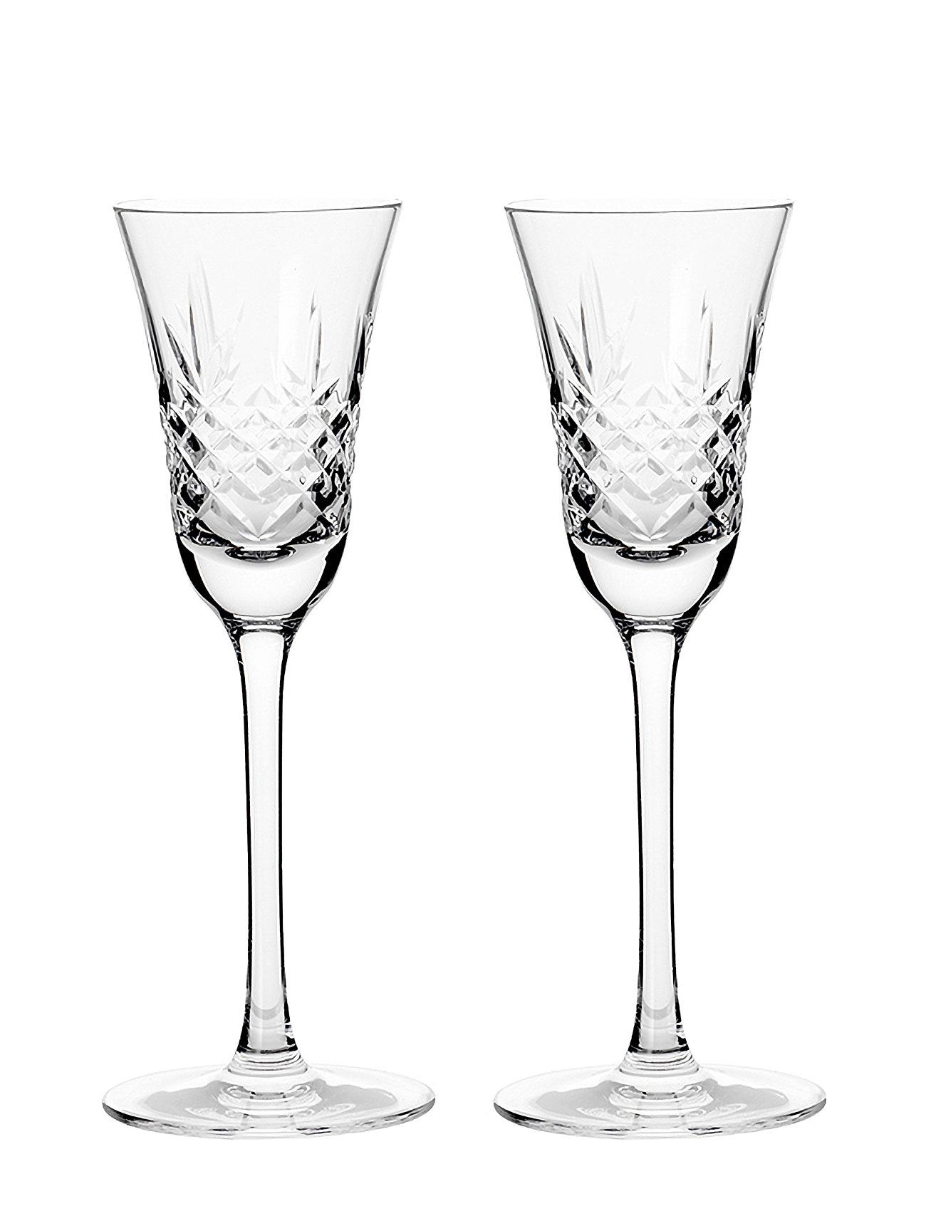 Crispy Snaps - 2 Pcs Home Tableware Glass Liqueur Glass Nude Frederik Bagger