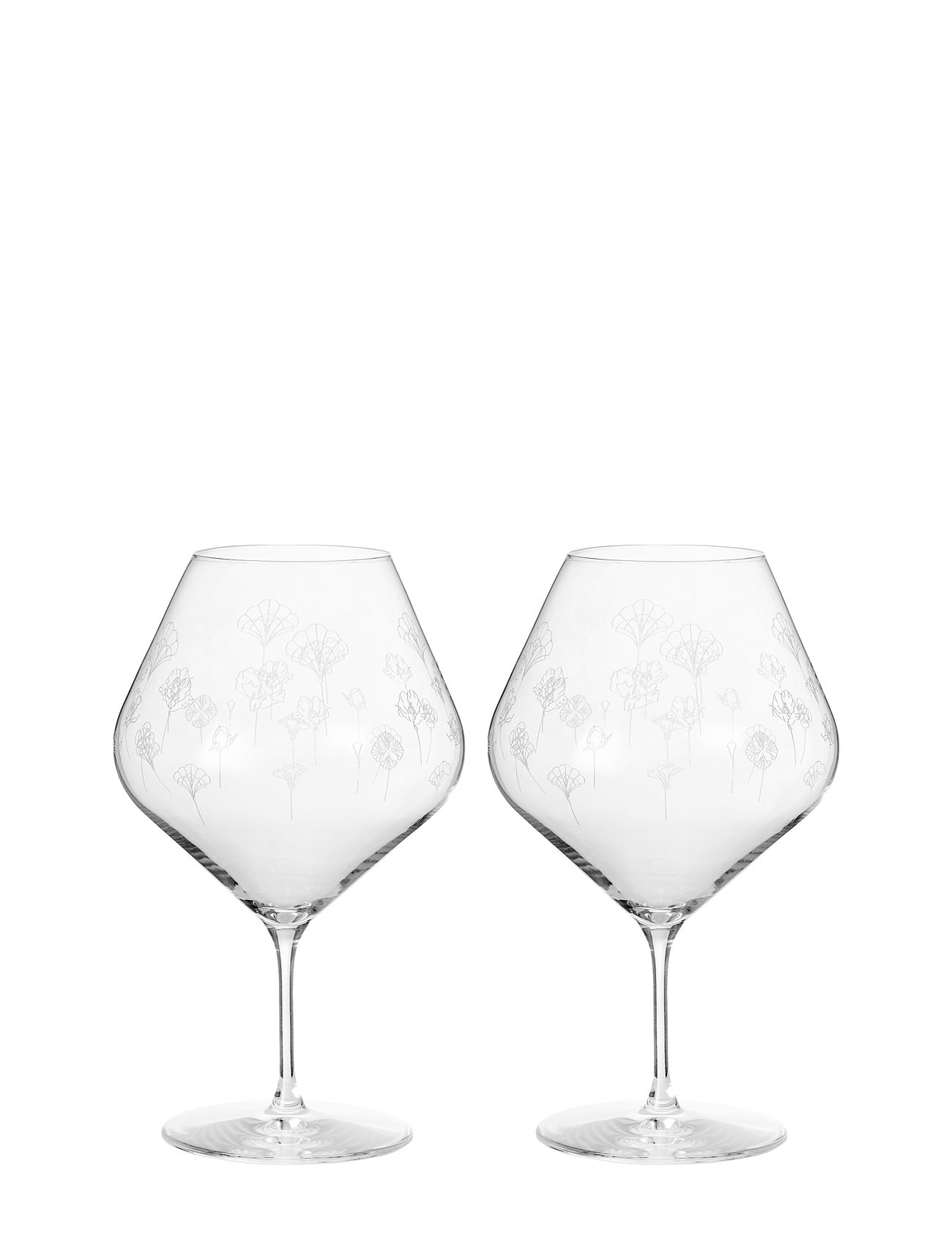 FREDERIK BAGGER Flower Wine XL - 2 Pcs CLEAR - One Size - Unisex