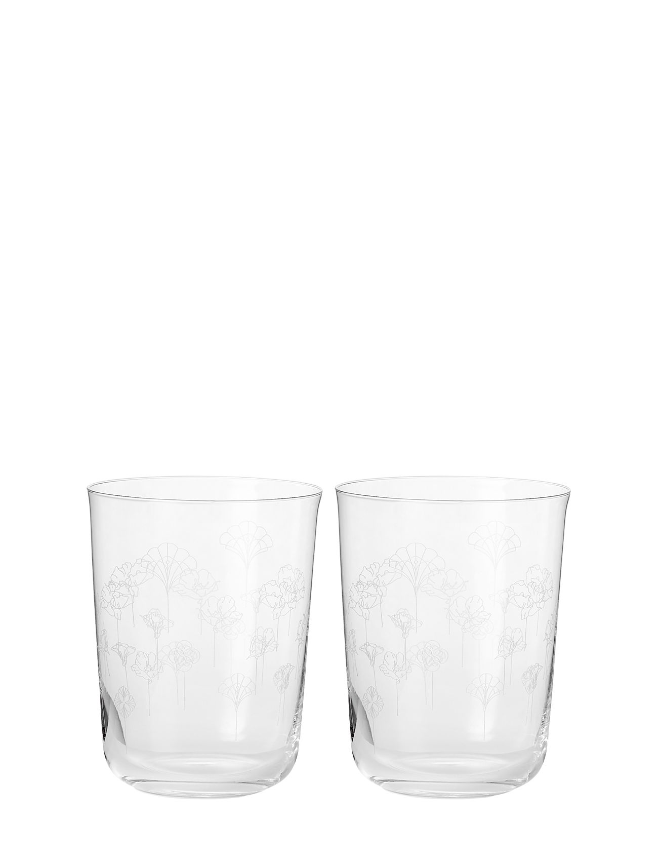 Frederik Bagger Flower Drinking Glasses 2-Pack 34 CL - Drinking Glasses Crystal Clear - 20004