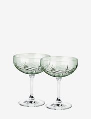 Crispy Emerald Gatsby champagne glass