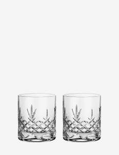 Crispy Lowball 38 cl - 2 pcs - whiskey & cognac glasses - clear