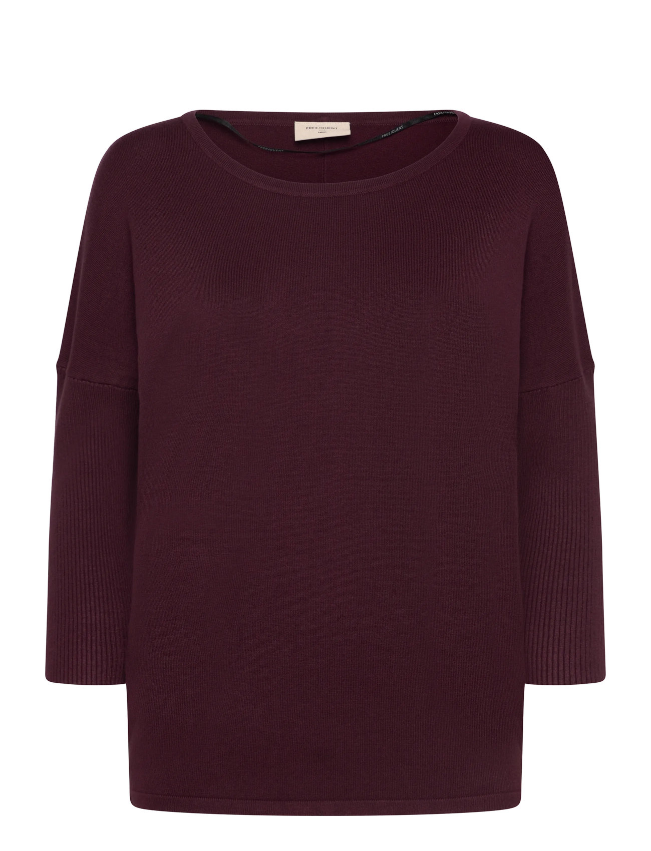 FREE/QUENT Pullover, S, Burgundy, Strik > Trøjer, Dame