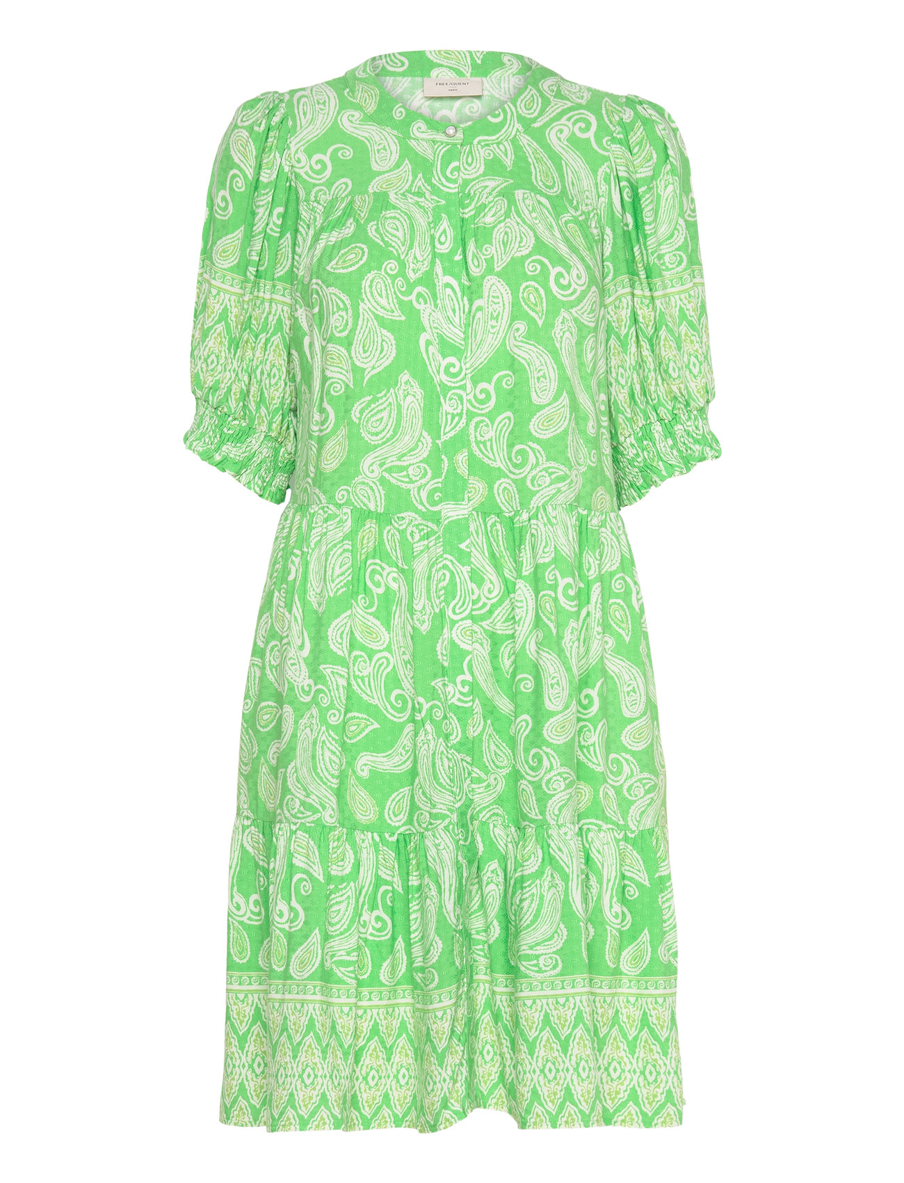 Fqadney-Dress Knelang Kjole Green FREE/QUENT