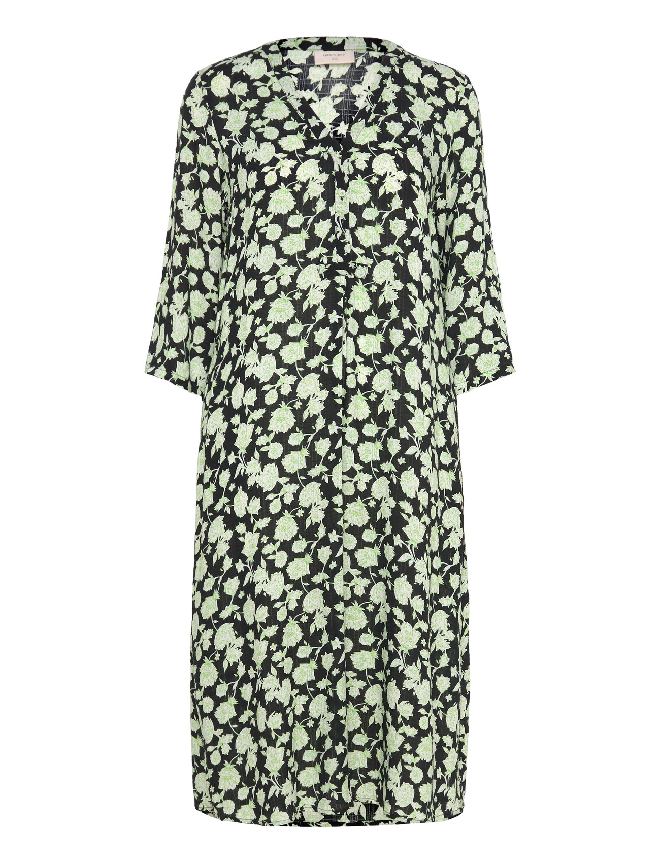 Fqebello-Dress Knelang Kjole Green FREE/QUENT