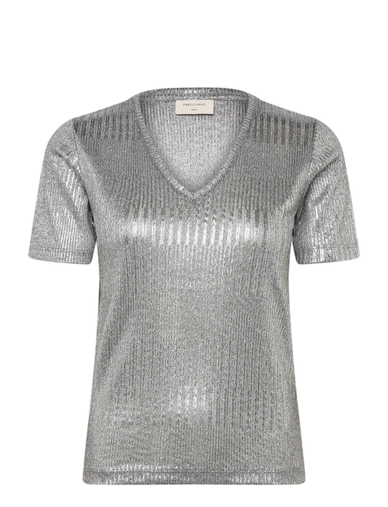 FREE/QUENT T-Shirt Silber - XXL - Damen