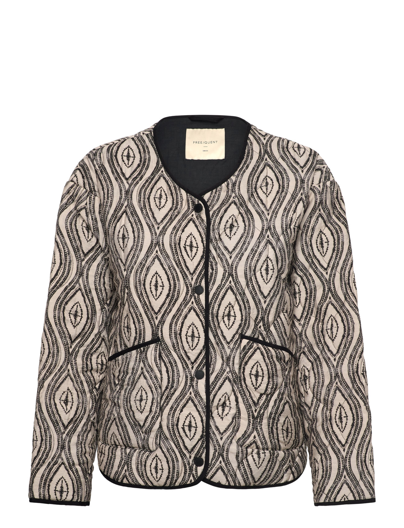 Fqaya-Jacket Vattert Jakke Cream FREE/QUENT