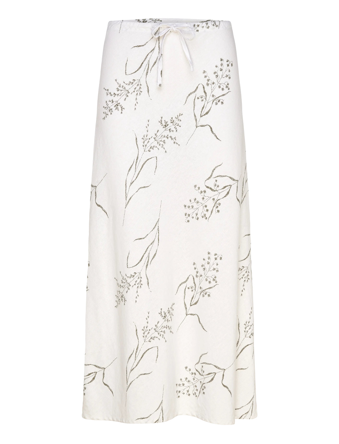 Fqlaluna-Skirt Skirts Knee-length & Midi Skirts White FREE/QUENT