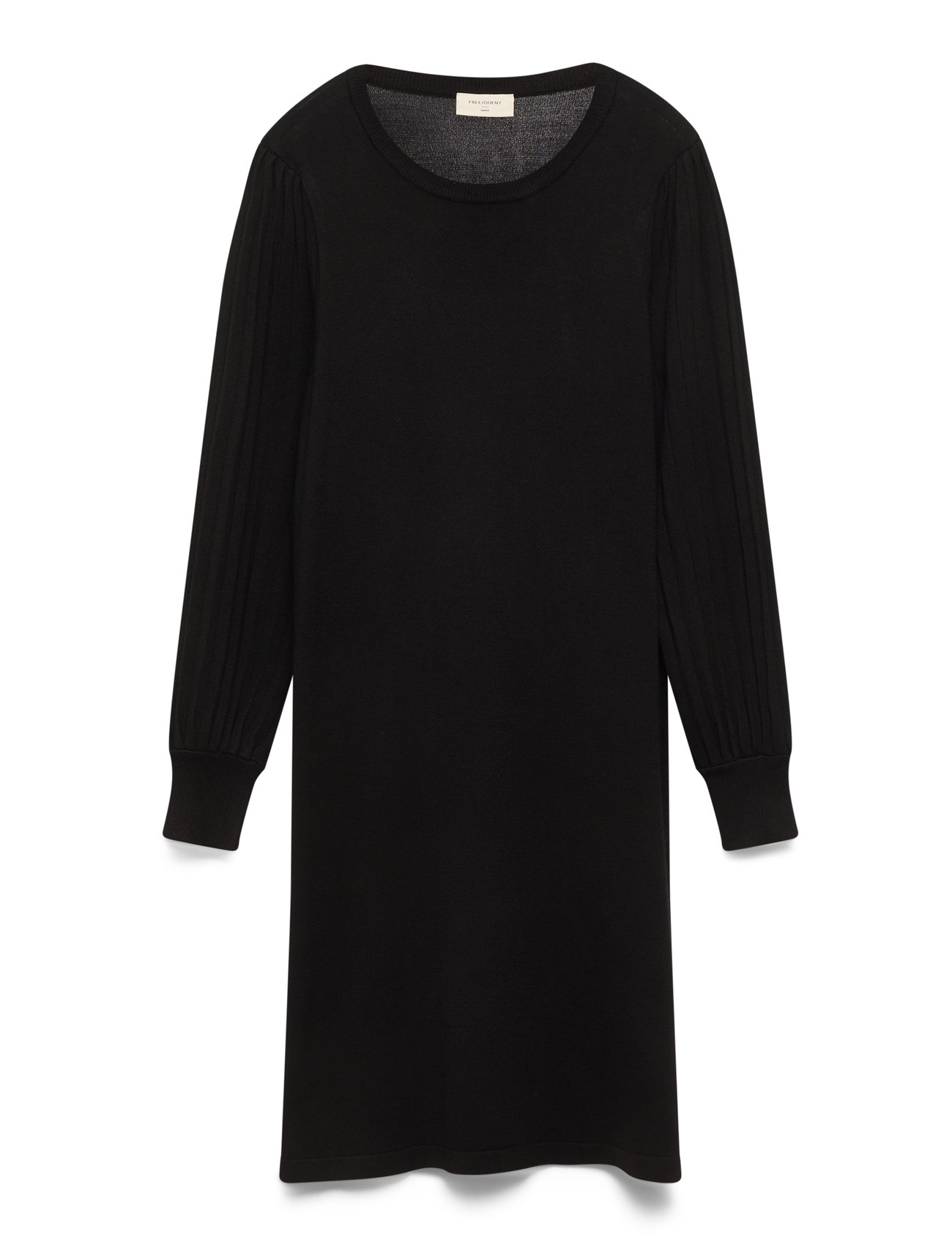 FREE/QUENT Kleid From Freequent In A Soft, Fine-Knit Material. The Kleid Has A Simple Silho Schwarz - XS - Damen