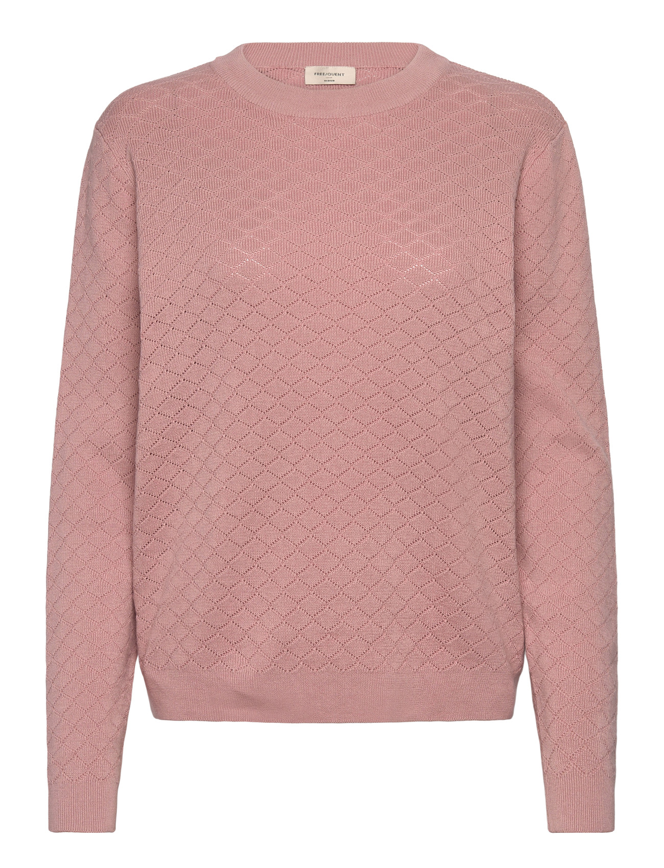 FREE/QUENT Pullover From Freequent In A Soft, Fine-Knit Material. The Pullover Has A Simple Pink - XL - Damen