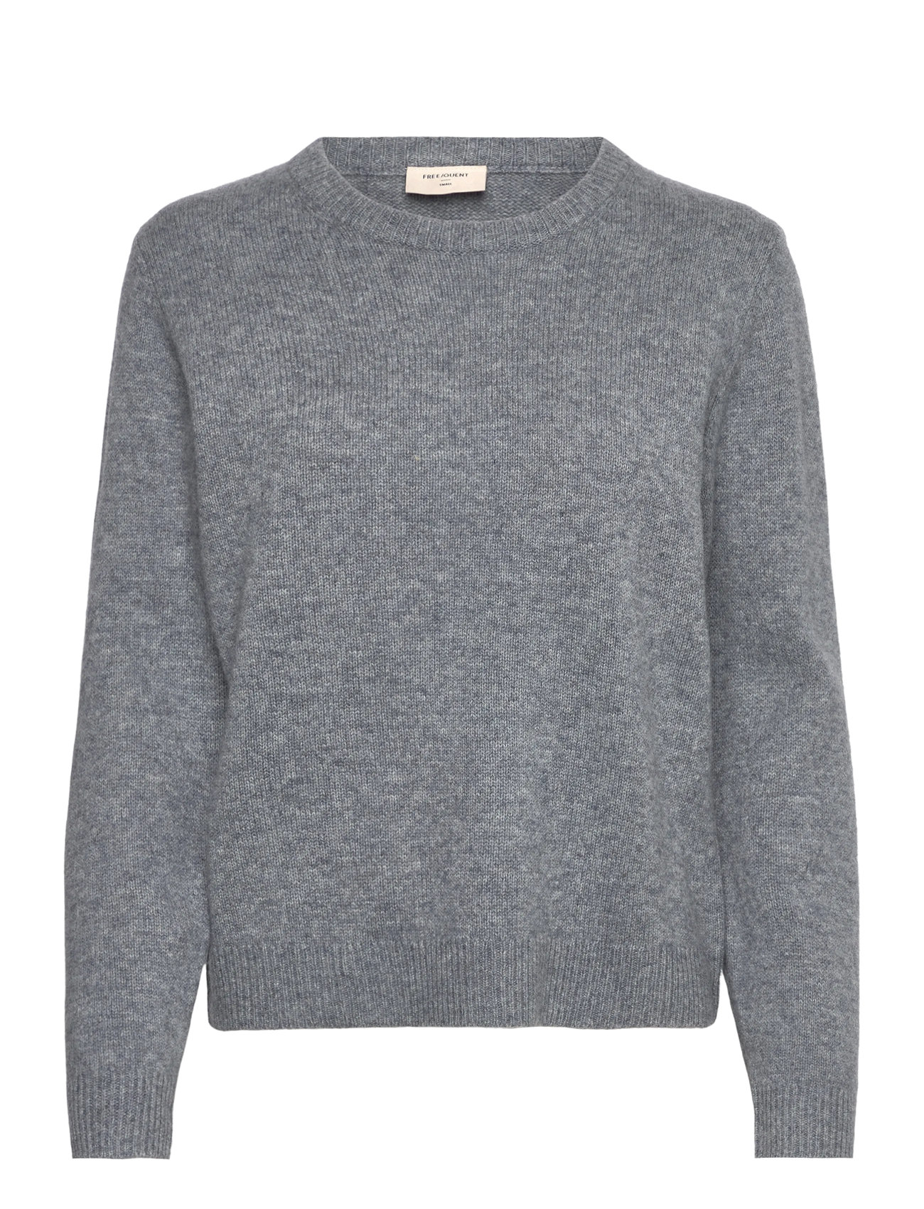 FREE/QUENT Pullover From Freequent In A Soft, Fine-Knit Material. The Pullover Has A Simple Grau - L - Damen