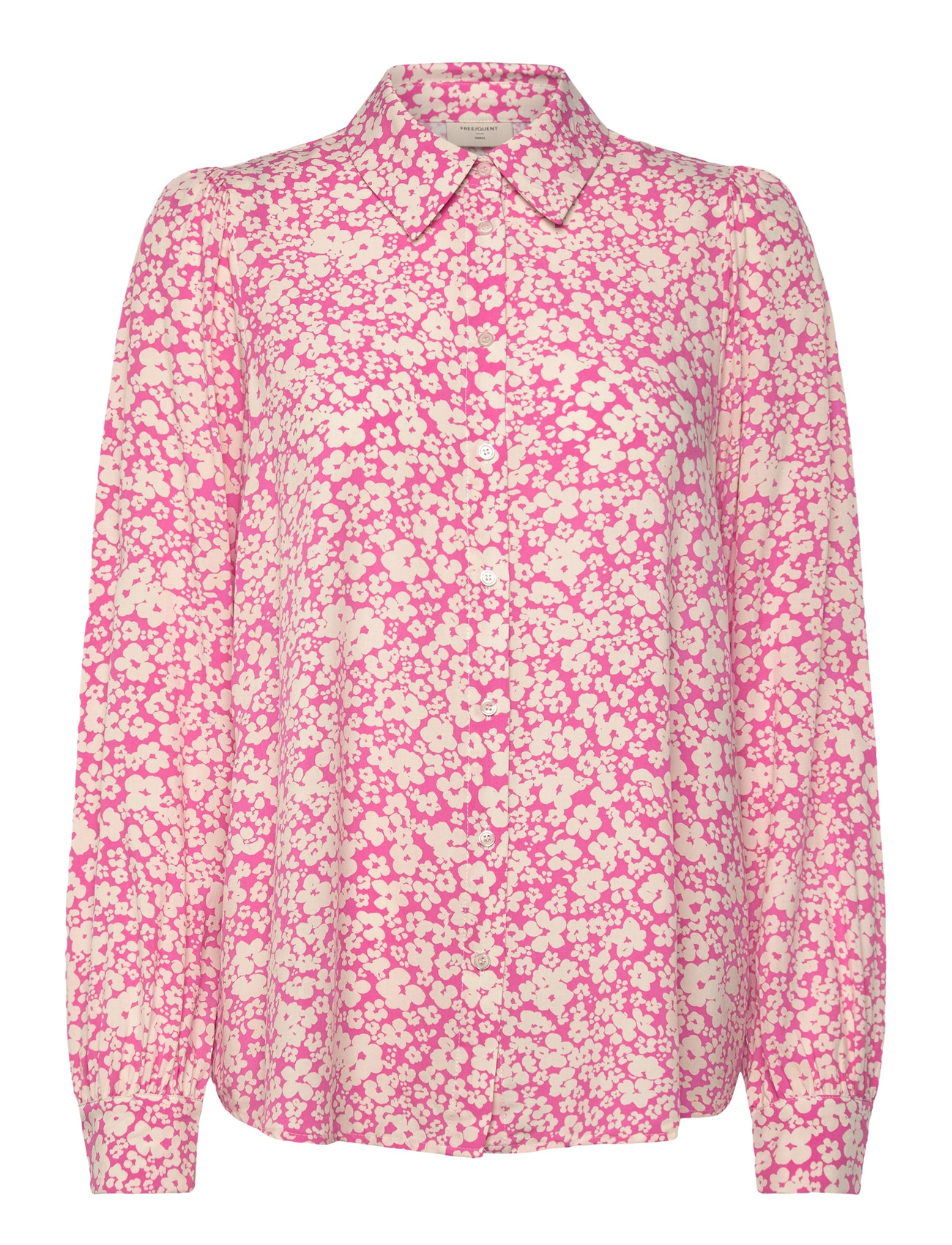 FREE/QUENT Fqadney-Shirt, XXL, Pink, Bluser > Langærmede, Dame