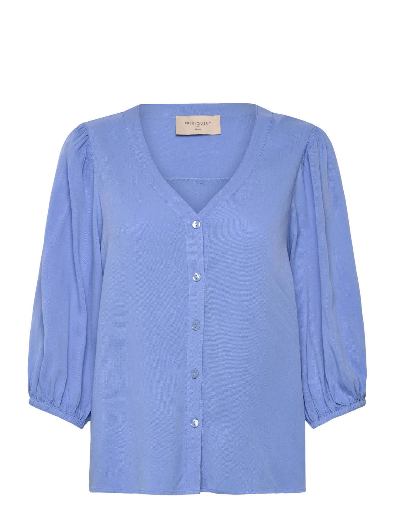 FREE/QUENT Fqaline-Bluse Blau - XXL - Damen