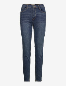 RE/DONE Denim Relaxed-Fit Jeans 90`s Crop Low Slung Blau in Blau Damen Bekleidung Jeans Jeans mit gerader Passform 