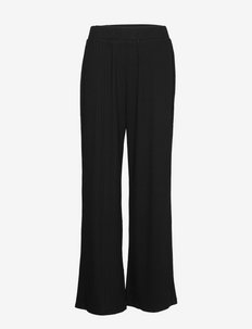 FQPERFECT-PA - bukser med brede ben - black