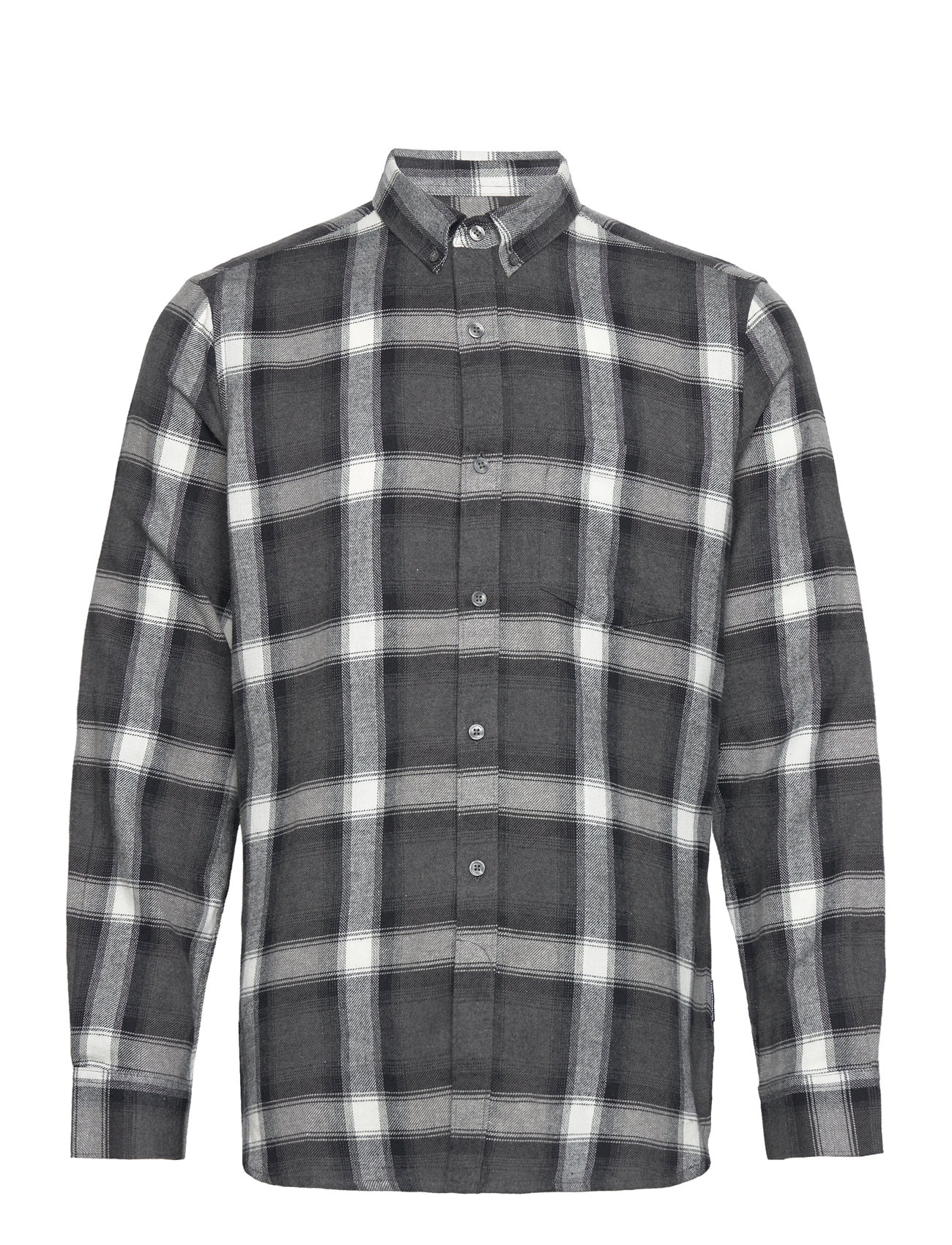 Checked Flannel Tops Shirts Casual Black French Connection