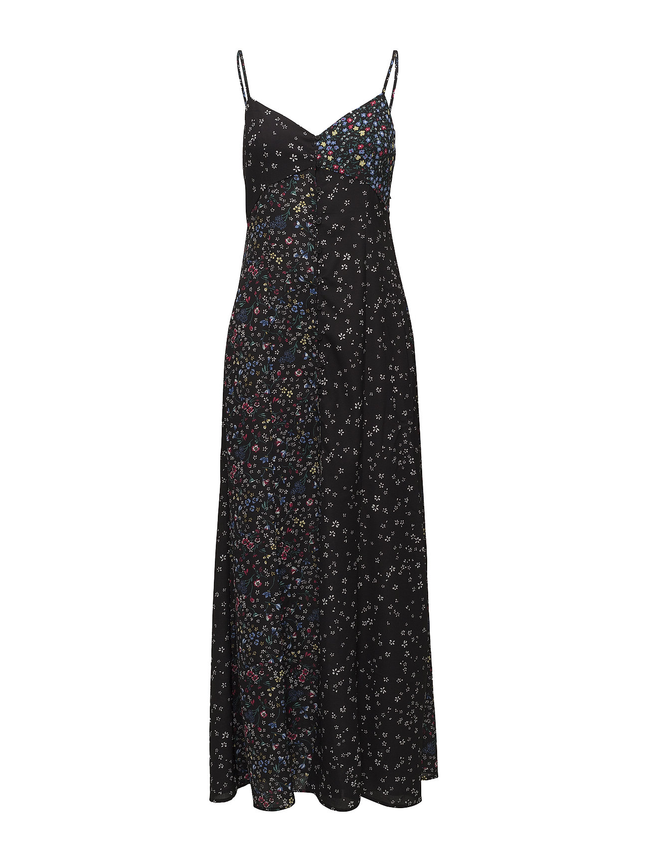aubine fluid floral maxi dress