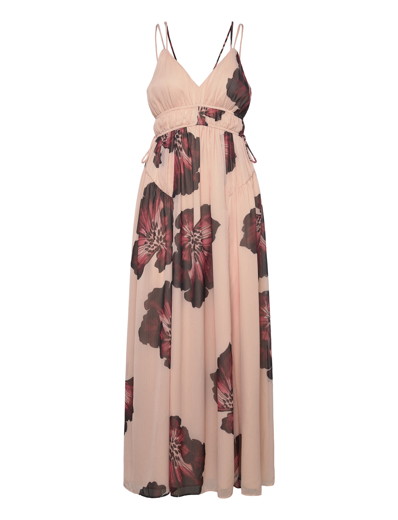 FRENCH CONNECTION Elyse Hallie Crinkle Midi Dres Pink - 40 - Damen
