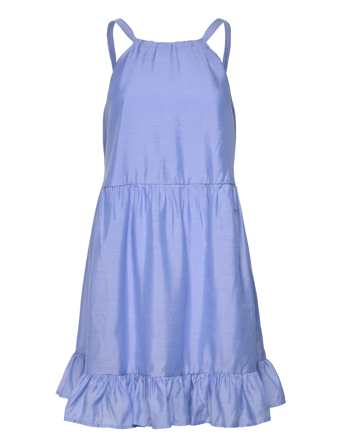 Hollan Godet Dress Dresses Summer Dresses Blue French Connection
