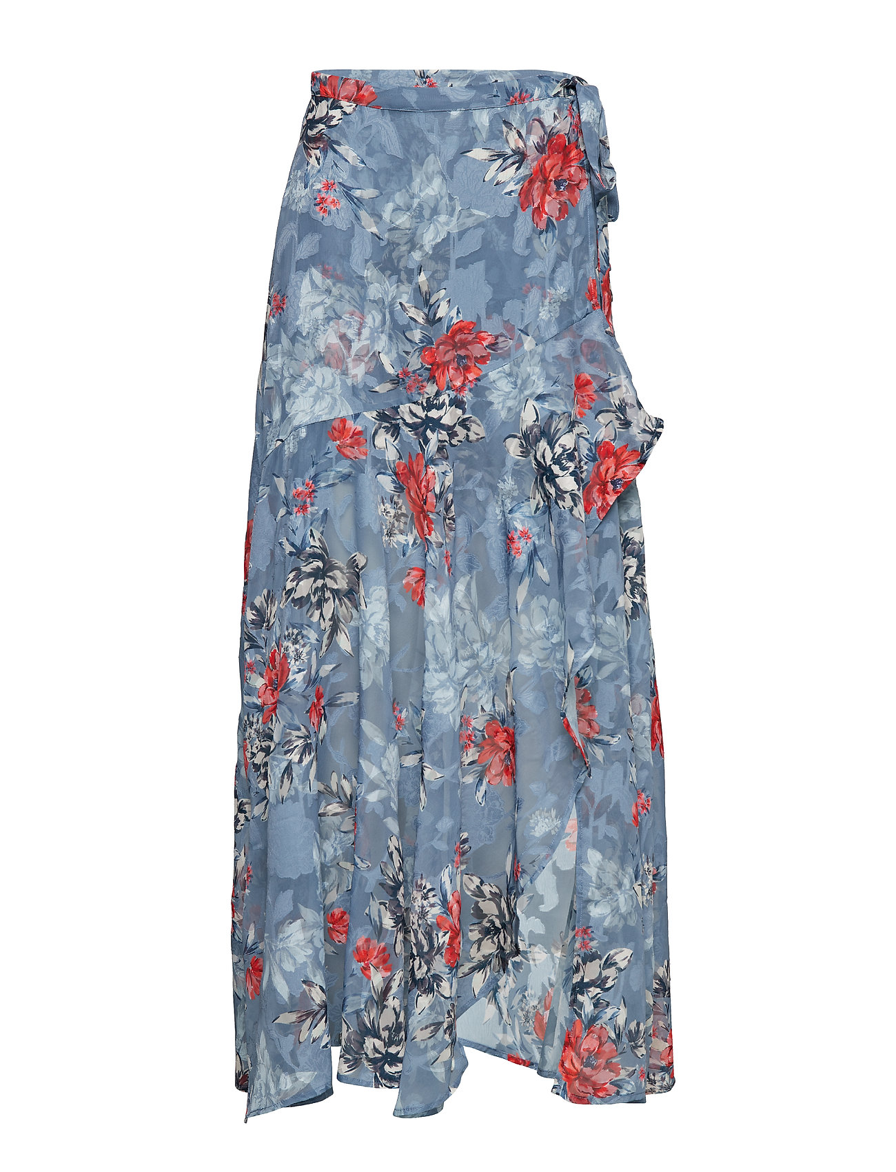 Cateline Devore Wrap Skirt Rok Knielengte Blauw French Connection french connection kopen in de aanbieding Cateline Devore Wrap Skirt Rok Knielengte Blauw French Connection french connection kopen in de aanbieding