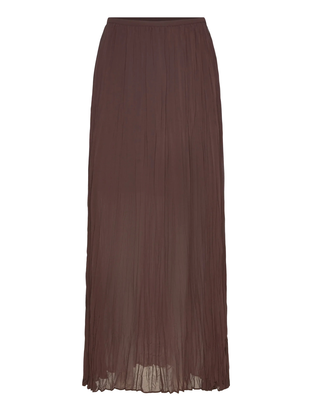 FRENCH CONNECTION Saylor Pleated Overlay Rock Braun - 40 - Damen
