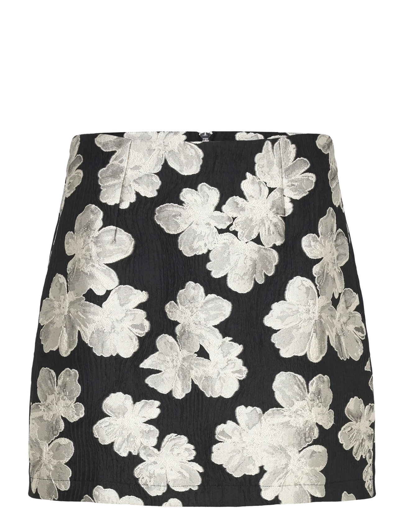 FRENCH CONNECTION Lora Poly Jacquard Mini Rock Schwarz - 38 - Damen
