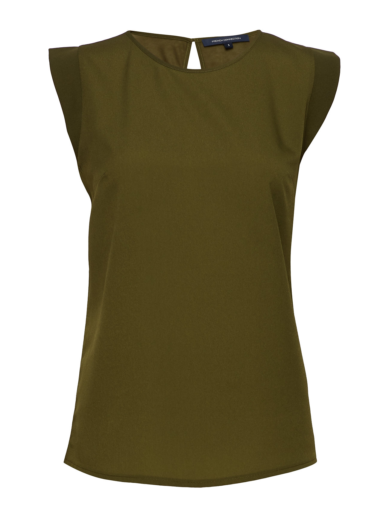 French Connection CREPE LIGHT SOLID JERSEY CAP SLEEVE TOP Ögrönlar French Connection CREPE LIGHT SOLID JERSEY CAP SLEEVE TOP Ögrönlar