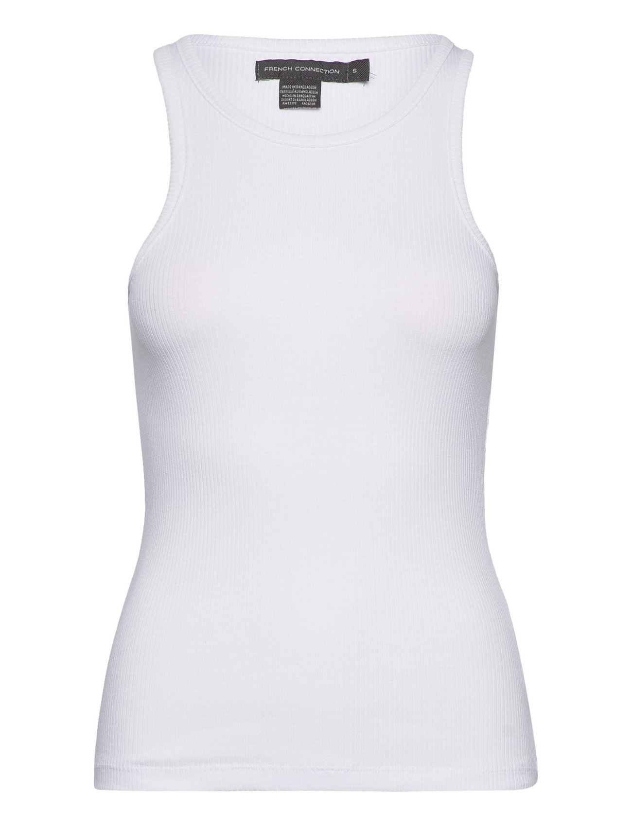 Racer Vest Tops T-shirts & Tops Sleeveless White French Connection