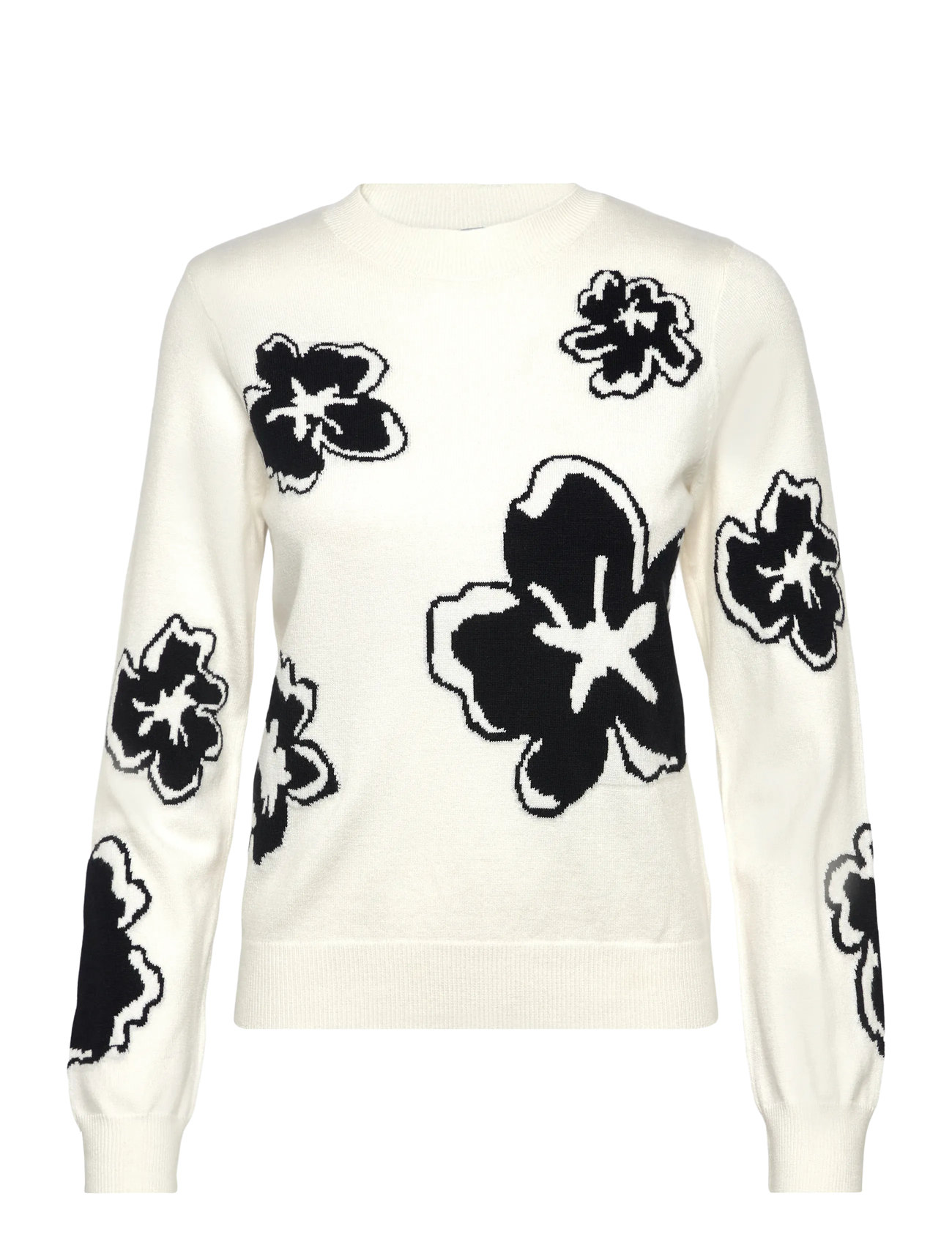 FRENCH CONNECTION Paislee Floral Jacquard Jumper Weiß - S - Damen