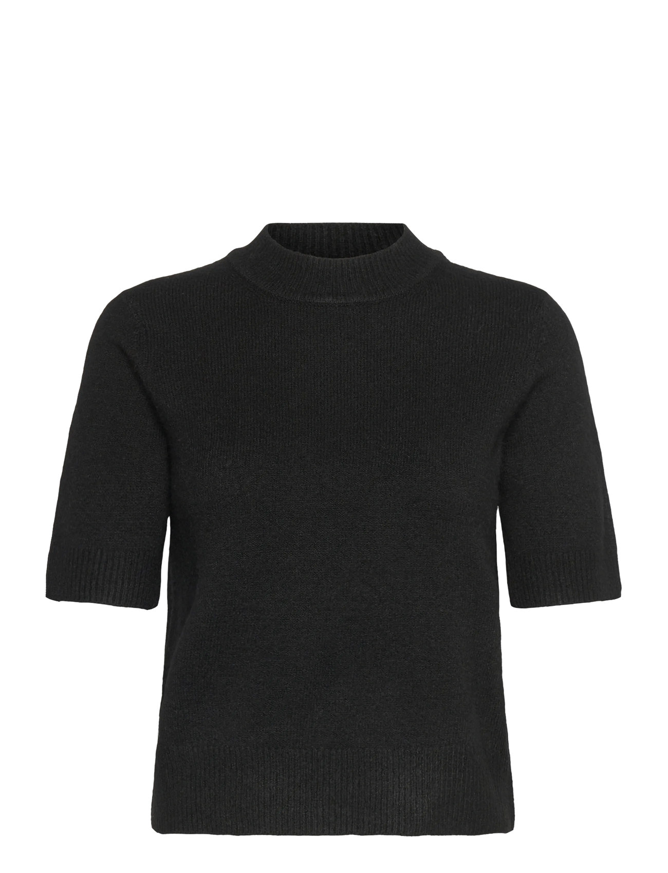 FRENCH CONNECTION Kezia S/S Mock Nk Oberteil Schwarz - M - Damen