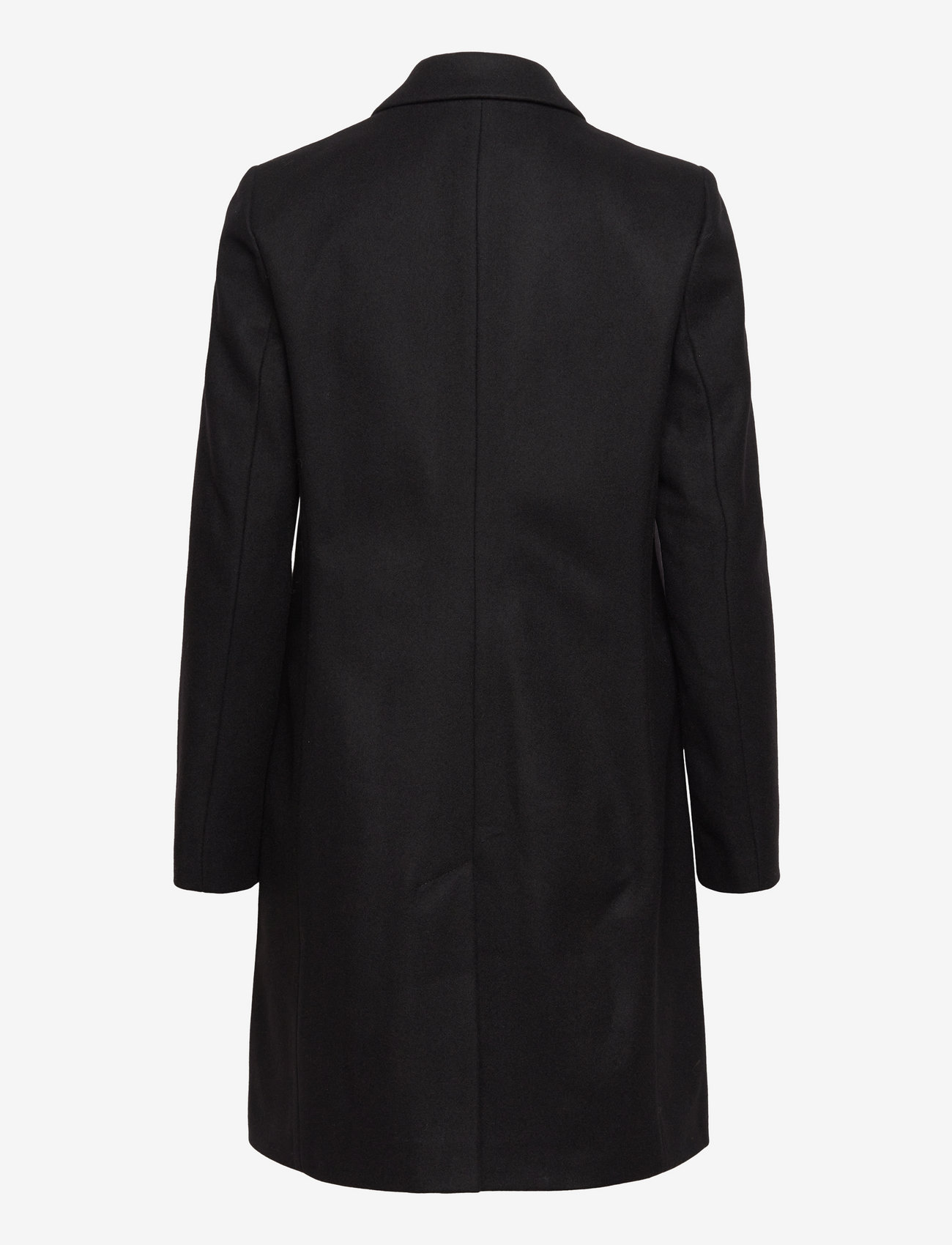 black 3 quarter length coat