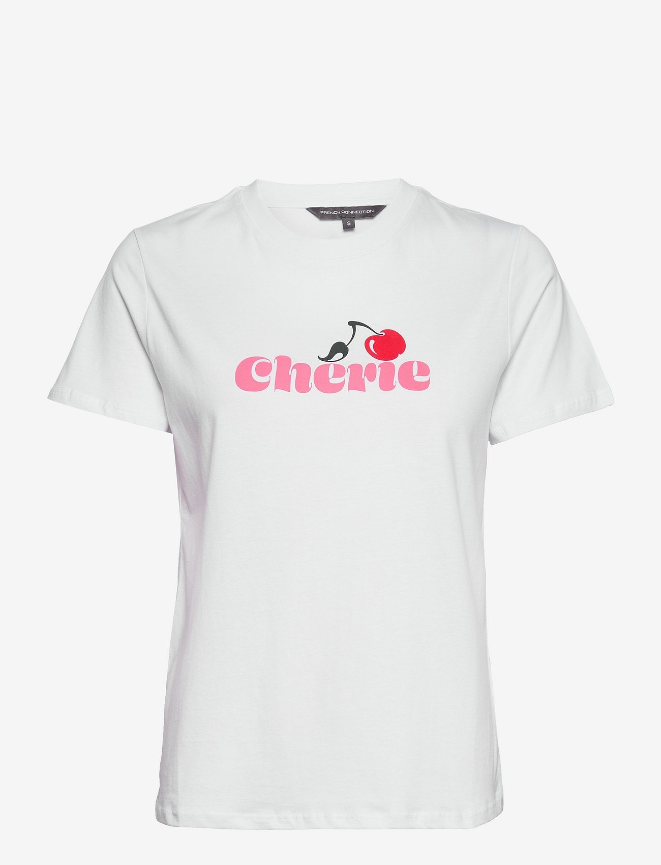 French Connection - CHERIE GRAPHIC BOYFIT TEE - t-shirts - white - 0