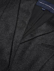 french connection platform felt smart coat