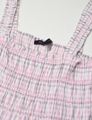 French Connection - YAKI CHECK SUN DRESS - sommarklänningar - soft pink check - 4
