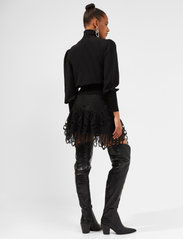 French Connection - GINAZ LACE GGT MIX SKIRT - korta kjolar - black - 4