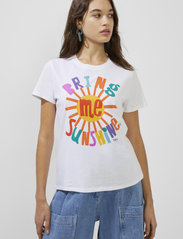 French Connection - BRING ME SUNSHINE BOYFIT TEE - t-shirts - linen white - 3