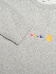 French Connection - SUNSHINE ORGNC GRAPHIC SWEATER - sweatshirts - light grey mel - 5