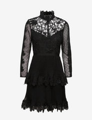 French Connection - GARIANA LACE DRESS - spetsklänningar - black - 1
