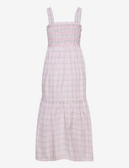 French Connection - YAKI CHECK SUN DRESS - sommarklänningar - soft pink check - 2