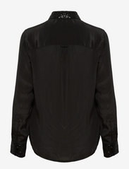 French Connection - PF ESHKA SEQUIN DETAIL SHIRT - långärmade skjortor - black - 1