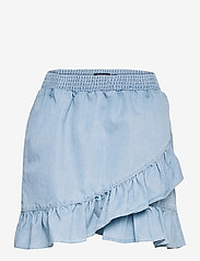 French Connection - AVES CHAMBRAY MINI SKIRT - jeanskjolar - stone wash - 1