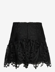 French Connection - GINAZ LACE GGT MIX SKIRT - korta kjolar - black - 2