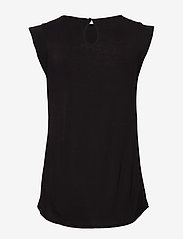 French Connection - POLLY PLAINS CAPPEDTEE - linnen - black - 1