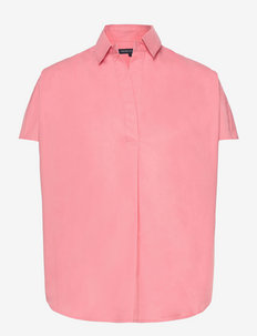 CELE SLEEVELESS RHODES SHIRT - kortärmade skjortor - brandied pink