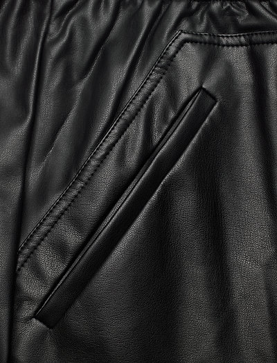 french connection crolenda trousers in black pu