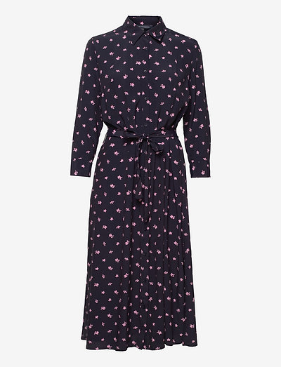 AUGUSTINE DELPHINE SHIRT DRESS - sommerkjoler - utility blu/pink vio