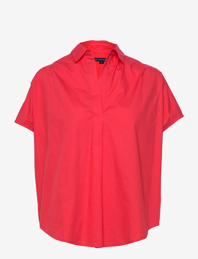 CELE SLEEVELESS RHODES SHIRT - koszule z krótkim rękawem - hibiscus