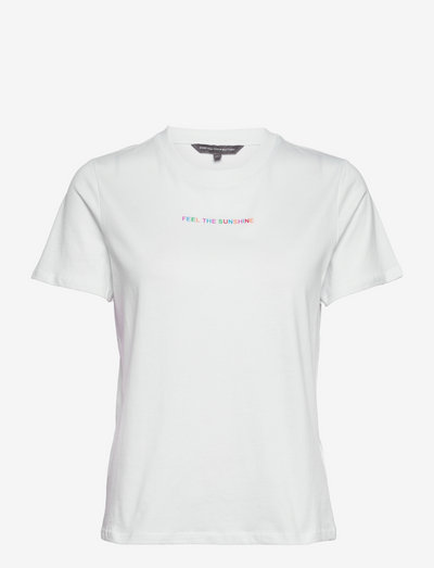 SUNSHINE BOYFIT TEE - t-shirts - white