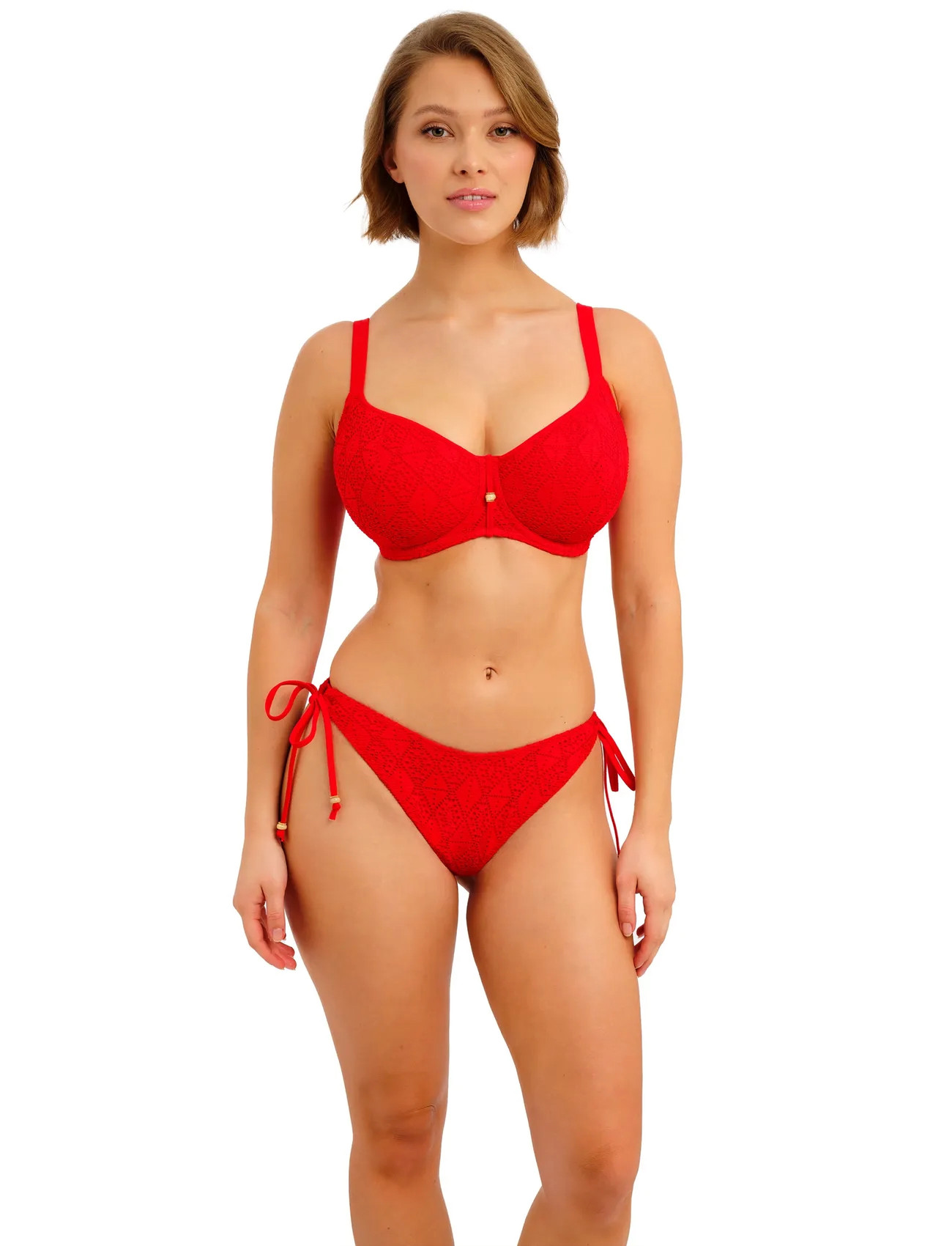 Freya Nomad Nights Uw Sweetheart Bikini Top, I x 70, Red, Bikinitoppe > Bikinitoppe Med Ledning, Dame